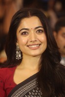 Rashmika Mandanna Black Saree Pics